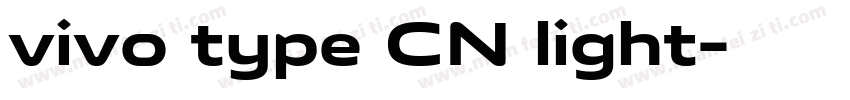 vivo type CN light字体转换